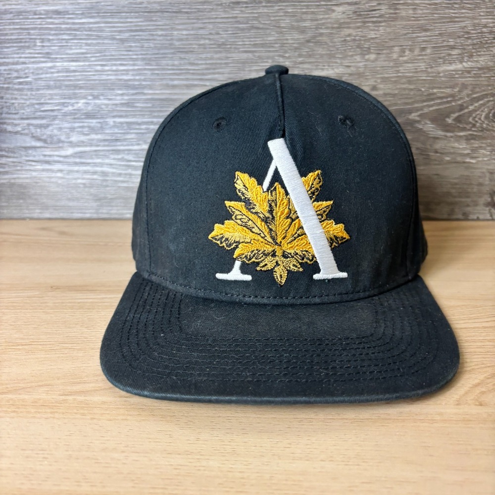 Vintage Akoo Hat Cap Snap Back Black Trucker Adjustable